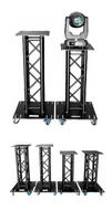 Structure de scène DJ portable en aluminium 290x290, support de truss à installation rapide, conception modulaire robuste pour l'éclairage de scène