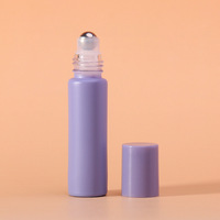Flacon en verre coloré de 10 ml, anti-lumière, en forme de boule, épaissi, mat, pour cosmétiques, parfums, huiles essentielles, roll-on, masques faciaux, crèmes pour les yeux