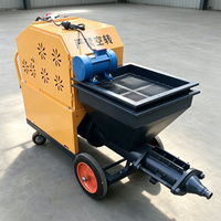Machine à projeter de la mastic durable avec une finition lisse pour les projets de revêtement des surfaces de plafond