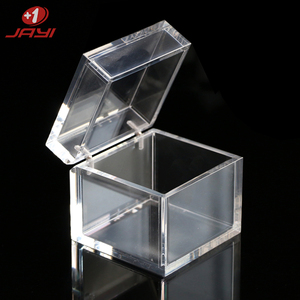 claro grande pequeño plexiglás cajas <span class=keywords><strong>de</strong></span> embalaje rectángulo cuadrado acrílico caja <span class=keywords><strong>de</strong></span> almacenamiento con tapa - Product Image 4