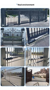 Thương mại tự động Cánh tay kép <span class=keywords><strong>Swing</strong></span> cổng nhà điều hành 300kg Công suất không thấm nước động cơ kit lý tưởng cho khách sạn hoặc khu nghỉ mát lối vào - Product Image 4