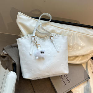 Women's New Fashion Large Capacity <b>Tote</b> <b>Bag</b> Simple Casual Shoulder <b>Bag</b> Personality Style 2025 - Product Image 6