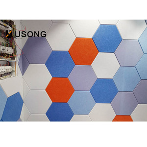 Hấp thụ âm thanh giảm tiếng ồn sức khỏe môi trường hấp thụ âm thanh tấm Polyester - Product Image 5