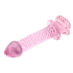 3 Stijlen Anale Plug Glas Sexy Cadeau Anale Crystal <span class=keywords><strong>Dildo</strong></span> Roosvormige Glazen Butt Plug Roze-Glas Anus Butt Seksspeeltjes Voor Mannelijke Vrouw - Product Image 2