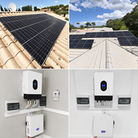 Système de stockage d'énergie solaire domestique 5KW 8.5KW, système complet de batterie solaire hybride pour usage domestique