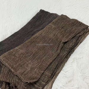 LO.LOVEオーストラリアで人気のあるイスラム教徒の女性のための控えめなクリンクルコットンヒジャーブ70 * 180cm通気性のオールシーズン - Product Image 5