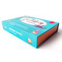 Livre d'éveil pour enfants livre silencieux pour tout-petits en feutre personnalisé éducatif interactif préscolaire bébé éducation précoce réutilisable effaçable labyrinthe livre