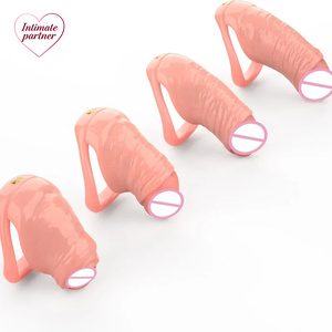 男性用リアルな偽装ウルトラCBコックケージペニス貞操隠しロック。ペニス拘束禁欲不倫防止大人用セックストイ - Product Image 3