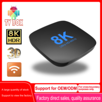 Transpeed ATV Android 13 TV BOX Dual Wifi, TV BOX Dual Wifi BT5.0 RK3528 dengan asisten suara aplikasi TV Quad Core Corte x A53 mendukung 8K 4K Video
