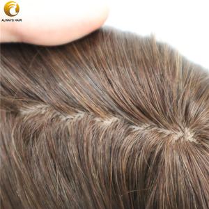 Respirez bien vierge Remy cheveux <span class=keywords><strong>filet</strong></span> de poisson toutes les mains attachées femmes postiches 16 pouces - Product Image 3