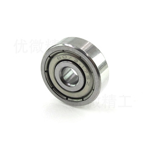Rodamiento de Bolas U-Micro Precision R212ZZ, Diámetro Interior de 3.175 mm, Diámetro Exterior de 12 mm, Fila Única, Sellos Integrales, para Uso en Micromotores - Product Image 3