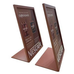 Hoge kwaliteit acryl tafelmenuhouder L-vormig, plastic tafelstandaard voor restaurants en koffietenten - Product Image 6