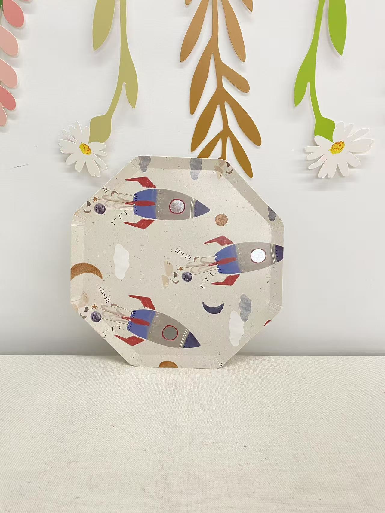 Silver 9inch plate*8pcs