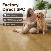 Suelo de Vinilo de Lujo SPC, Núcleo Rígido, Impermeable, Textura de Madera, Sistema de Clic, 20 Mil, 7 mm, Alta Calidad para Proyectos