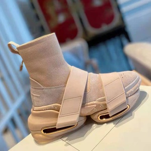 Calcetines de Tubo Alto de Moda, de Diseño, de Gran Venta, Zapatos de Suela Gruesa de Lujo, Versátiles, para Parejas, para Caminar Despacio, Casuales - Product Image 3