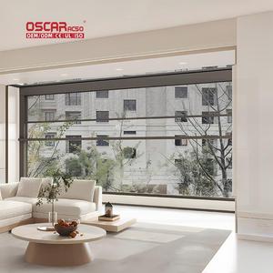 Ventana corredera a prueba Marco de aleación de aluminio Malla de pantalla de acero inoxidable Casas de villas Patrón de apertura horizontal Ventana de elevación - Product Image 3