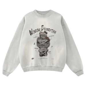 Glyph-Engineered Crew Casual Crew Système monastique du centre-ville pour 24h Ritual Wear Automne Polyester/Coton ODM Supply 219 - Product Image 4