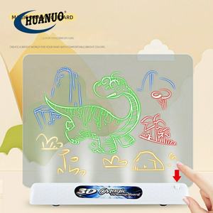 キッズ3Dルミナス落書きライトボード製図板ネオンLEDグロータブレットセット製図玩具 - Product Image 6