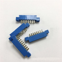 Connecteur PCB en laiton à bords dorés série 805 pas de 3.96mm avec type de soudure pour cartes et cartes