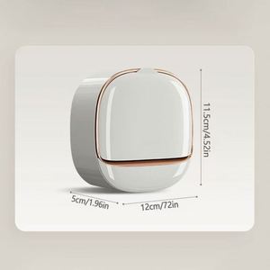 Exquisito Jabonero de Baño, Soporte de Jabón de Lujo para Puerta de Baño, Montado en la Pared, Sin Perforaciones, con Drenaje, para Jabón de Lavandería - Product Image 6