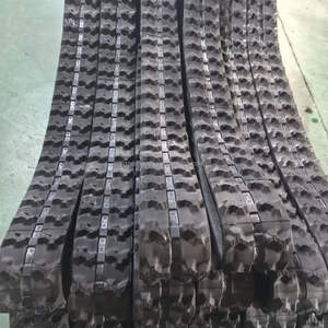 Cingoli in Gomma Naturale Nera di Alta Qualità Marca GZDG per Mini Escavatore Rx302 150*60*32 150*60*37 150*60*40 150*60*42 - Product Image 2