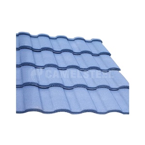 Tuile de toiture en pierre, tôle de toiture revêtue de pierre, pas de décoloration, matériau naturel, facile à réparer - Product Image 4