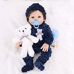 Muñeca <span class=keywords><strong>Reborn</strong></span> de Vinilo Lifereborn de 43 cm, Bebé Realista Hecho a Mano con Trasplante de Cabello, Bebé de Silicona, Regalo para el Día de San Valentín - Product Image 3