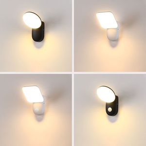Outdoor Wall Lamp Waterproof Motion <b>Sensor</b> <b>LED</b> <b>Light</b> For Balcony Terrace Entrance - Product Image 1