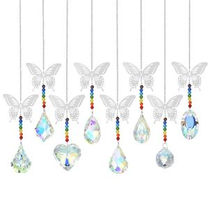 Suncatcher Butterfly Custom Wind Chimes Sun Light Catcher Adorno colgante Crystal Light Shadow Wind Chime - Product Image 1