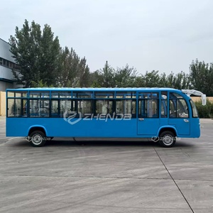Zhenda Hot Sale Blue 23-Seat Electric Sightseeing Bus with <b>Battery</b> Group Multi-Passenger Capacity Electric Vehicles - Product Image 3