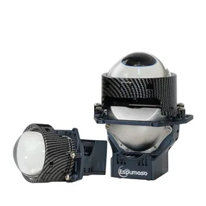 Factory price 70W 3inch Bi-LED Projector Lens Car LED Headlight High Low Beam Replacement HID Lens Projector