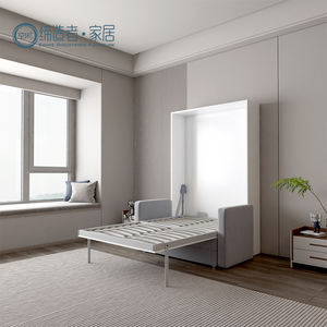 Sofá Murphy de tamaño doble, cama de pared, ahorro de espacio, muebles para el hogar, cama de pared plegable Invisible con sofá para sala de estar - Product Image 3
