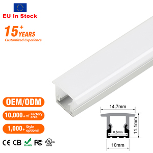Perfil de Aluminio Delgado y Conectable para Luz LED Lineal, Anodizado, Personalizable, en Stock, Precio de Fábrica, EUR - Product Image 2