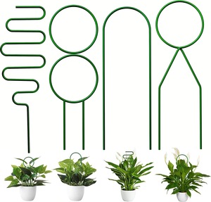 Support de jardin en métal Porte-<span class=keywords><strong>plante</strong></span> en métal Cadre d'escalade pour plantes d'intérieur Décoratif petit mini treillis pour plantes en pot pour vigne Lierre - Product Image 1