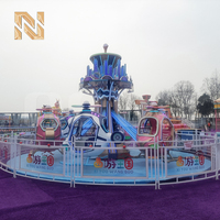 Manège Nova Rides à 12 places, manège d'avion à commande autonome, manège d'amusement extérieur SC-TK, manège d'avion à commande autonome sur le thème de la ville néon