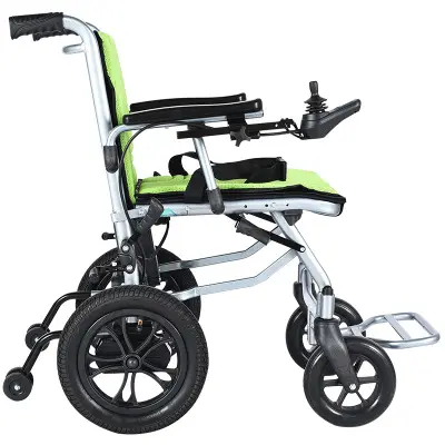 Power wheelchair motorized aluminum material long drive distance wheelchair motor for cerebral palsy