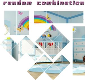 Hiện Đại Acrylic Gương Tường Tự Dính Không Khung Nhỏ Gương Gạch Thân Thiện Với Môi Linh Hoạt Nhựa Gương Tấm Cho Phòng Ngủ - Product Image 6