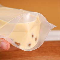 Pochettes Doypack jetables transparentes avec bec verseur pour emballage de boissons et jus, de 100ML à 500ML