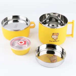 Thermische Brotdose aus Edelstahl mit isoliertem Lunch bag Food Warmer Suppen becher behälter Bento Box für Kinder Erwachsene