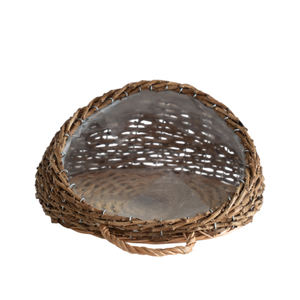 Keranjang Bunga Dinding Anyaman Dekoratif Mini untuk Taman Luar Ruangan dari Pabrik - Product Image 1