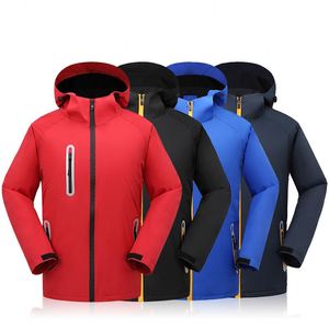 Custom Unisex Polyester Reflective Windbreaker Jacket <b>Waterproof</b> Outdoor Sports <b>Coat</b> <b>Plus</b> <b>Size</b> Hooded Rain Jacket Spring Formal - Product Image 2