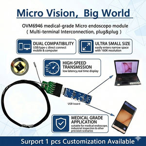 Sonde de caméra jetable ultra-mince de 1,5 mm avec capteur OVM6946 400x400p, idéale pour le diagnostic par <span class=keywords><strong>bronchoscope</strong></span>, urétéroscope et ORL. - Product Image 5