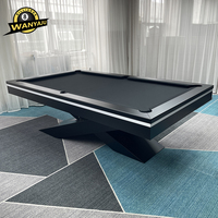 Table de billard convertible en bois massif de 7, 8 ou 9 pieds, directement de l'usine, pour la maison et les clubs