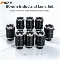 Objectif de vision industrielle HIKROBOT KF-P FA 50 mm à focale fixe, monture C, ouverture manuelle, haute résolution pour l'automatisation d'usine AOI