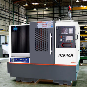 TCK46A токарный станок с ЧПУ высокоскоростная наклонная кровать автоматический наклонная кровать токарный станок с ЧПУ из Китая - Product Image 1