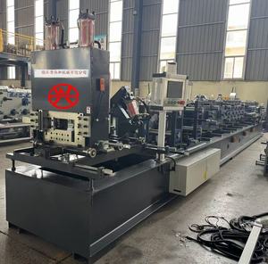 Macchina Automatica per la Formatura a Rulli di Profili CZ, Produzione di <span class=keywords><strong>Telai</strong></span> in Acciaio Leggero, Ingranaggi PLC, Motore, Cuscinetti, Nucleo - Product Image 4