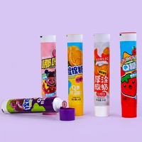 Emballage de tubes en aluminium-plastique vides pour confiture et dentifrice, diamètre 12,7-35 mm, impression UV personnalisée, bouchon à vis