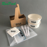 Récipient pour aliments à emporter Emballage alimentaire pour boissons nouilles Boîte d'emballage pour aliments Run Pack