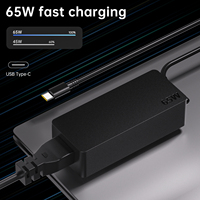 Chargeur d'ordinateur portable Type-C 65W 20V 3.25A Adaptateur secteur Alimentation USB C Chargeur d'ordinateur portable Adaptateur pour ThinkPad Yoga C930 C940 720