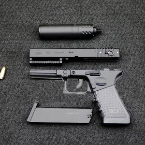 Alloy Empire 1:2.05 9CM Gloke Kinder-Spielzeugmodell mit Hülsenauswurf Subshell P18C GlOKC Spielzeugpistole Nicht-Schussfähig Jungen-Cosplay-Requisite - Product Image 1